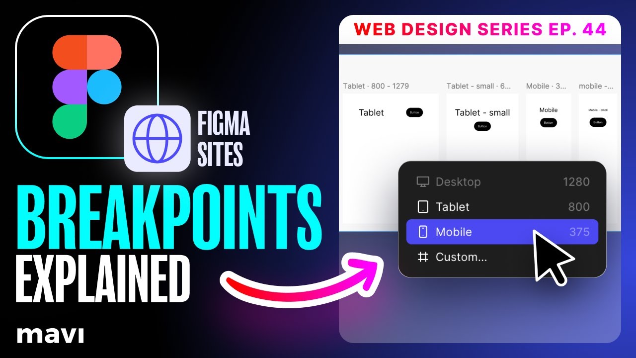 How to Use BREAKPOINTS in Figma Sites (Web Design ep. 44 • #figma #ux # ...