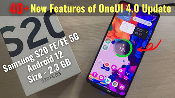 40+ New Features of OneUI 4.0 Samsung S20 FE 5G Android 12 New Update in Hindi - RAM Plus, AOD e.t.c