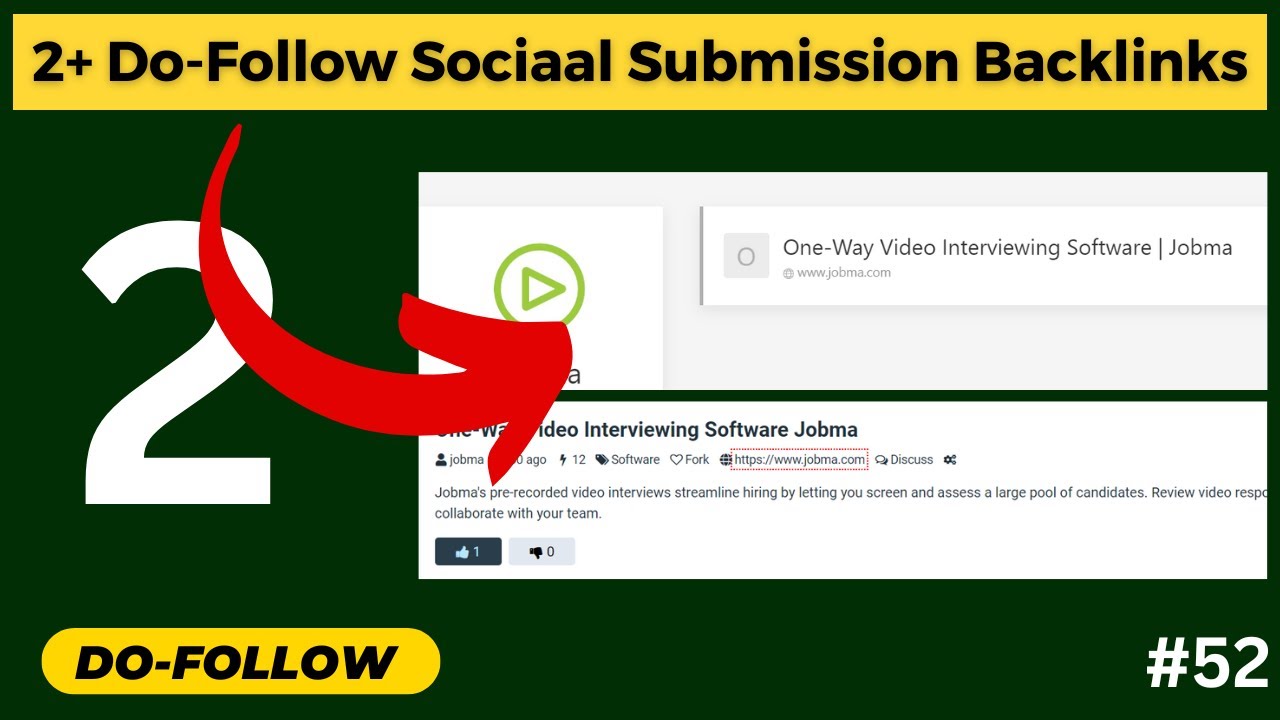 2+ Do Follow Social Submission Backlinks | How to Create Social Bookmarking Backlinks 