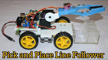 Pick and Place Line Follower