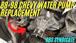 BEST VIDEO! 88-98 Chevy GMC Truck Water Pump Replacement Tutorial (GM400)