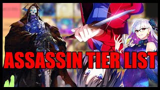 The Assassin Tierlist [Fate/Grand Order]