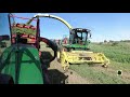 Chopping Hay - Full Process Cutting to Bagging