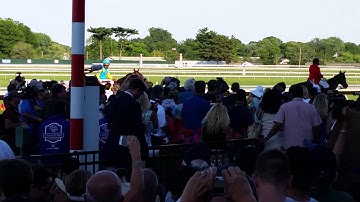AMERICAN PHAROAH WINS THE HASKELL 2015 LIVE @ MONM