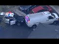 Police chase: Suspect rams cop car with stolen van repeatedly