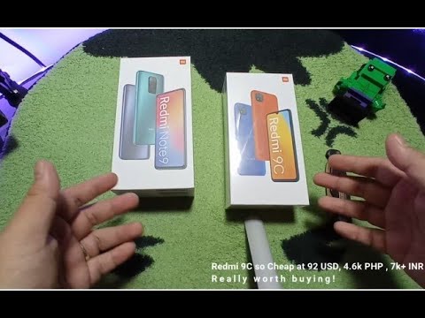 Xiaomi Redmi 9C (2GB+32GB) Global Version unbox and power up, Cheap Solid Mobile Device