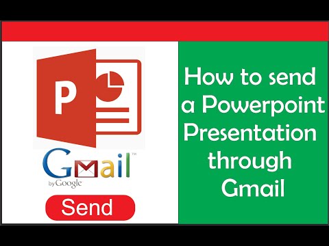 Video: How To Send A Presentation By Email