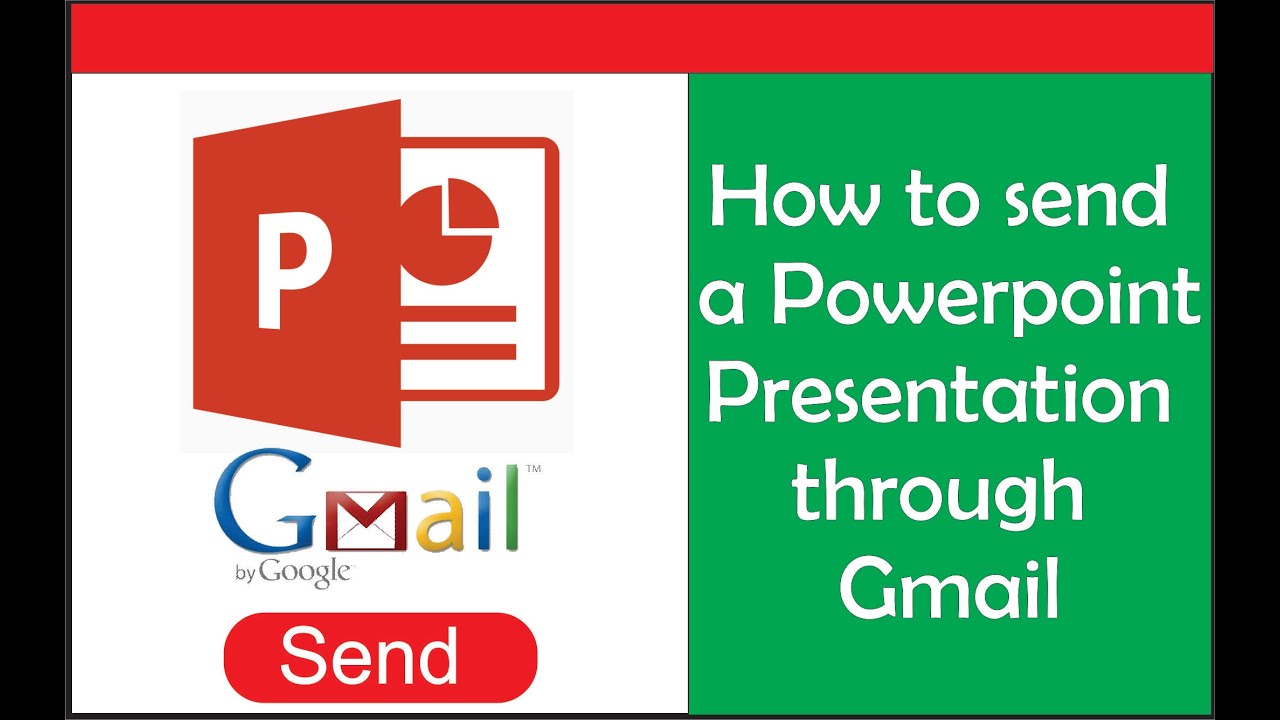 how to send presentation via email