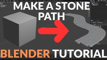 How to Make a Stone Path in Blender