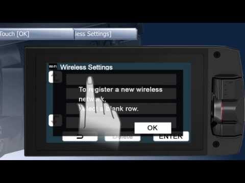 Panasonic HC-V550, 750, 850 Connect the camera to a wireless access point using Search function