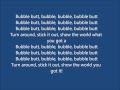 bubble butt lyrics-major lazer ft tyga bruno mars ft 2 chainz