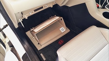 How to remove the glove box in Kia Sportage