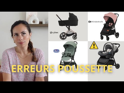 Acheter une poussette : les erreurs les plus fréquentes