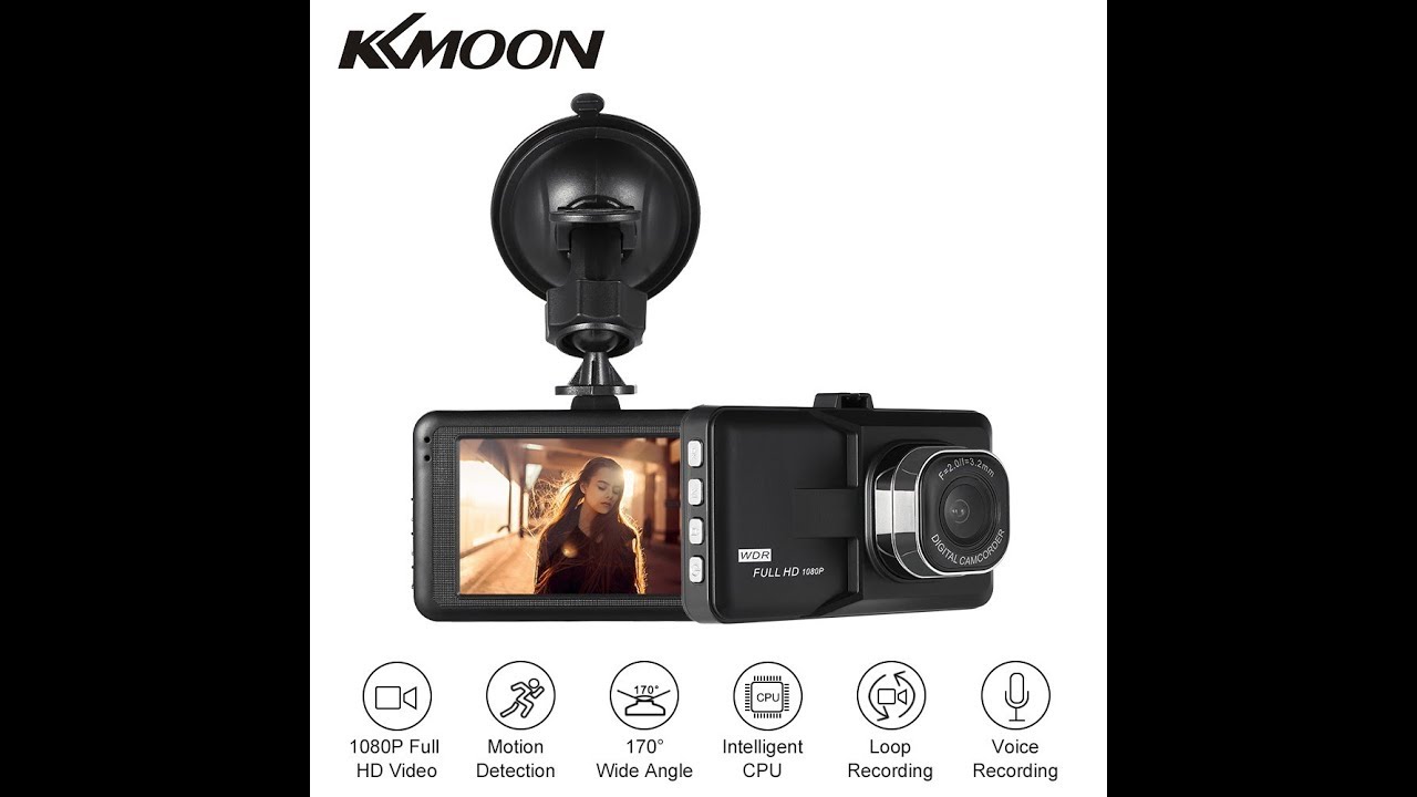 Full HD raiška, 170 laipsnių vaizdo kampas ir net apsauga nuo vagių: su  nuolaida siūlomas automobilinis vaizdo registratorius „KKMOON“ už 15€  (Video) :: Gadžetų turgelis :: www.technologijos.lt