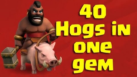 Train 40 Hog Rider in just 1 Gem Without Dark Elixir | Coc trick | Clash of clan glitch | Coc bug