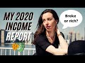 My 2020 Income Report as an influencer entrepreneur (not clickbait)