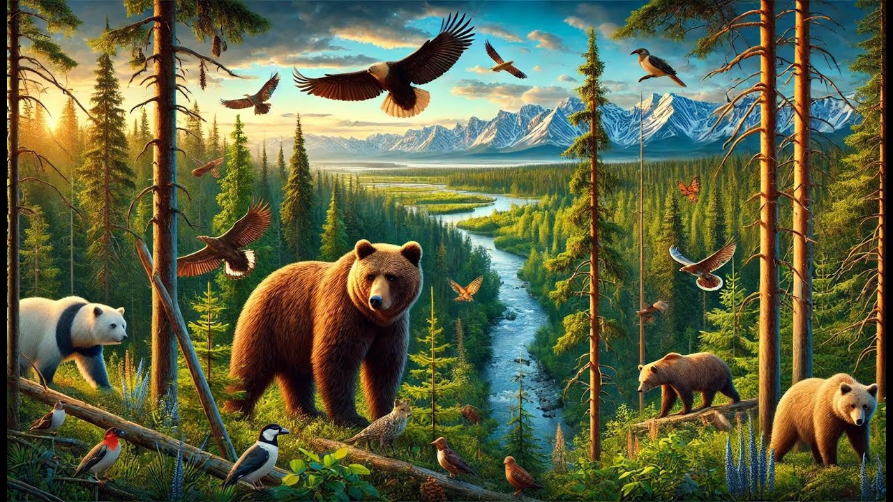 American Vs. Russian Forest Exploring Russia's Vast Forests: A Biodiversity Haven - YouTube
