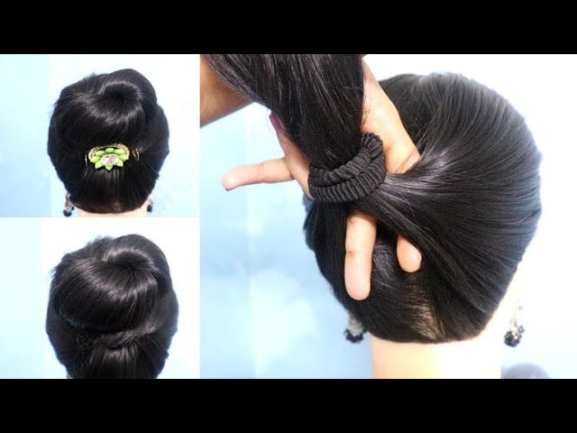 Buy Gajra Hair Style for Wedding/juda Hairstyle Idea/indian Unique Flower  Jewelry/gajra Hair Buns Online in India - Etsy