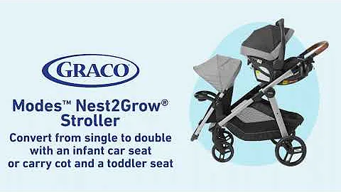 Easily Change Your Graco® Modes™ Nest2Grow® from A Single to Double Stroller