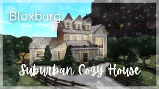 Roblox Bloxburg Suburban Cozy House | Tour & Speedbuild | Minami Oroi
