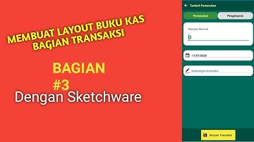 Membuat Aplikasi Buku kas Tanpa Koding bag 3 : Membuat Layout Transaksi