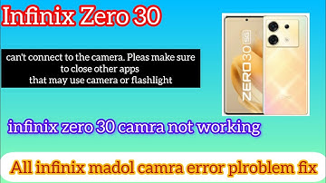 Infinix zero 30 can