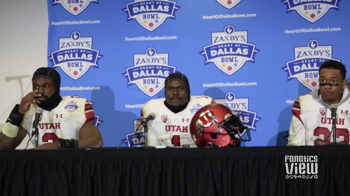 Utah Press Conference - Zack Moss, Tyler Huntley, ...