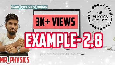 CLASS  11 CHAPTER 2 EXAMPLE 2.8