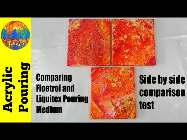 3 Ways 1 Technique. Floetrol Vs Pouring Medium Vs House Paints. Exploring  The Why's & How's 