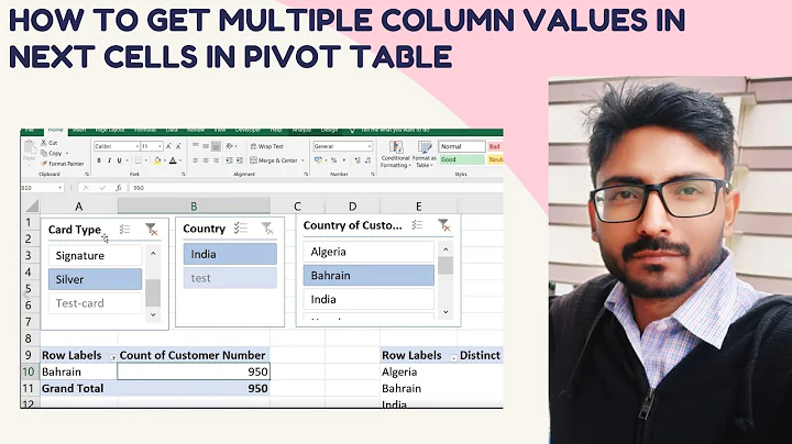 How to get multiple column values in next cells in pivot table | Excel Pivot Traditional Design