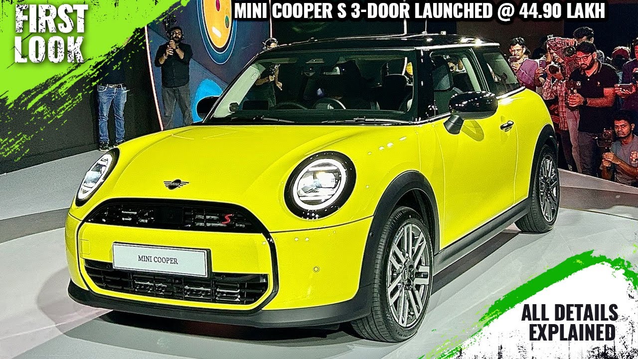 Mini Cooper S 3-Door Launched - Price From 44.90 Lakh - Explained All Spec, Features And More