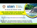 Day 2 | GIAN Course on "Mini-Hydro Power Plant Design and Integration with DC Microgrid"
