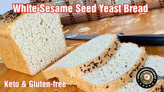 HOW TO MAKE KETO WHITE SESAME SEED YEAST BREAD | CHEAP & HEALTHY | AMAZING RISE | SUPER EASY screenshot 5