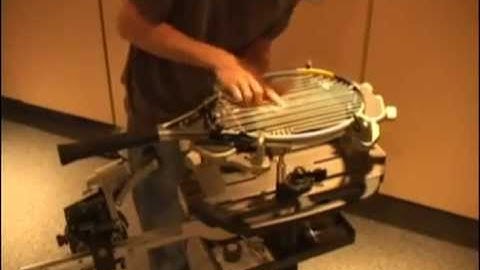 Tennis Racket Stringing in 2 minutes