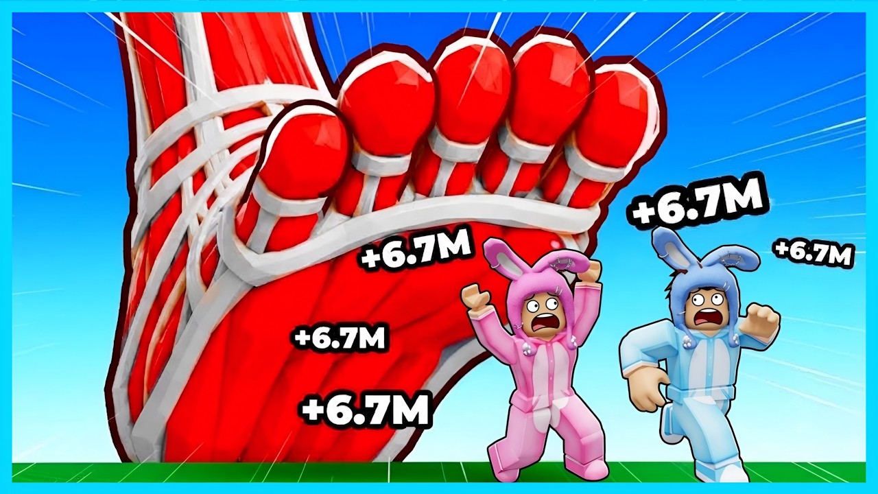 MIPAN & ZUZUZU +1 Kecepatan Untuk Melarikan Diri Dari Raksasa Titan! ROBLOX