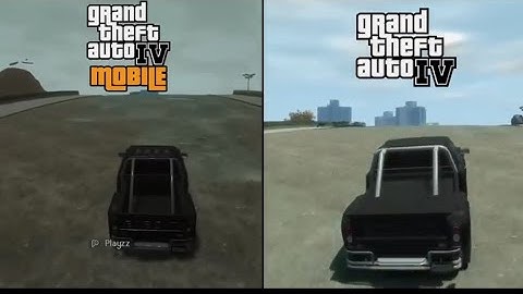GTA IV Android vs GTA IV PC || Side By Side Comparison #gaming #youtubeshorts #gta #gta4 #shortvideo