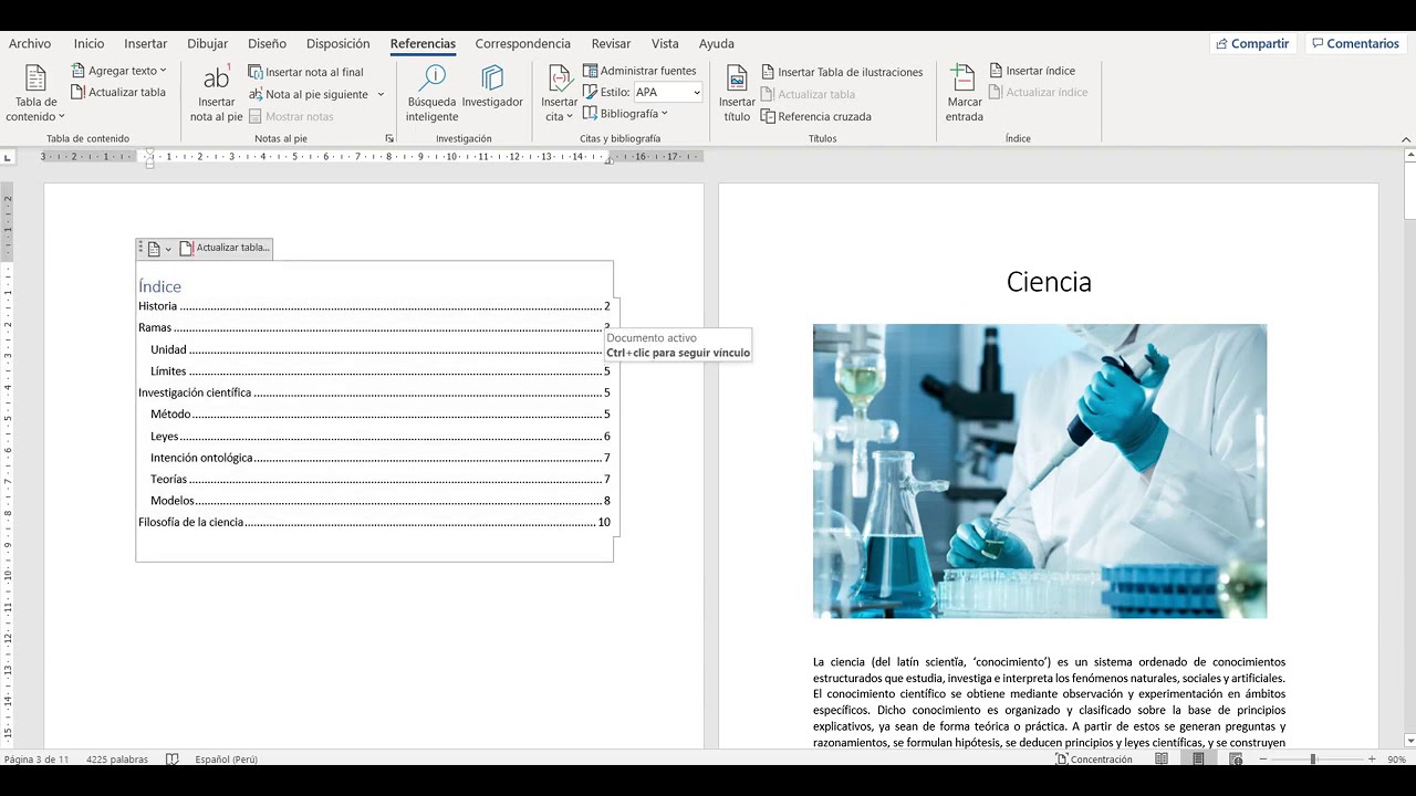 Como Hacer Un Indice Automatico En Word En 5 Minutos YouTube