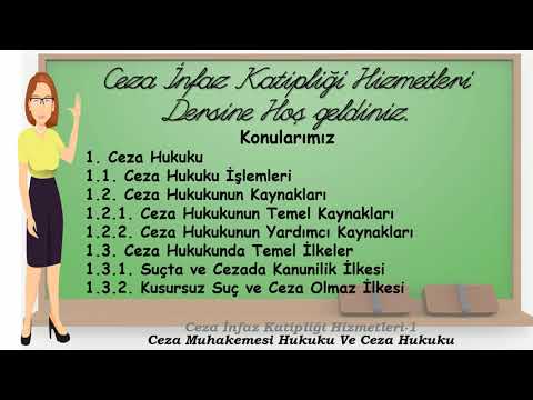 Ceza Hukuku - Ceza İnfaz Katipliği Hizmetleri-1