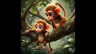 Hathi ne bachai bander ki jan#cartoon #animation #facts #sadstory #animecarton#