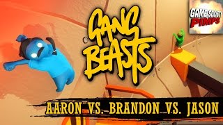 Gang Beasts - Morgan Freeman is God (With Aaron, Jason, & Brandon) - Game SocietyPimps