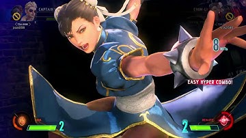 MARVEL VS. CAPCOM: INFINITE Chun Li & Doctor Strange vs. Captain Marvel & X