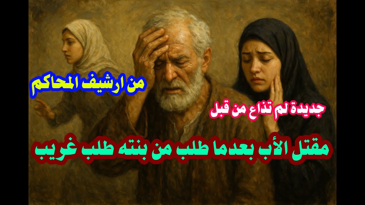 من ارشيف المحاكم حل لغز مقتل الأب بعدما طلب من بنته طلب غريب والقاتل لم يعاقب