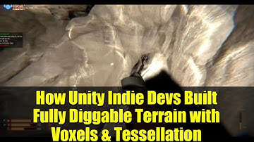 How Unity Indie Devs Built Fully Diggable Terrain with Voxels & Tessellation