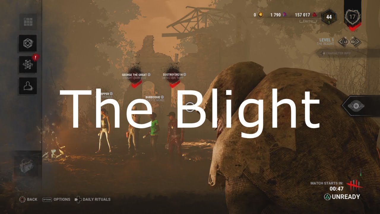 First Time Playing NEW KILLER The Blight - Dead By Daylight - YouTube