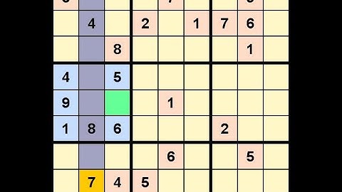 How to Solve Los Angeles Times Sudoku Expert January 9, 2023