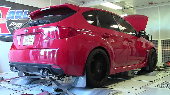 08 STi Hatch dyno - 355 WHP / 380 WTQ - E85, Stock Turbo