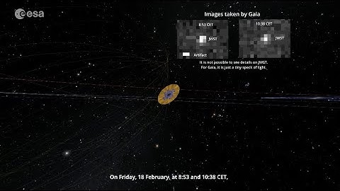 James Webb Space Telescope spotted by ESA