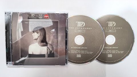 Taylor Swift - THE TORTURED POETS DEPARTMENT: THE ANTHOLOGY (Target Exclusive) CD Unboxing