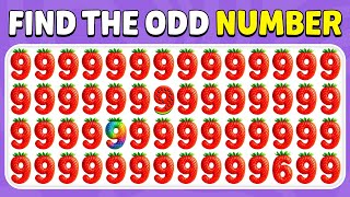 Find the ODD One Out | Numbers & Letters Edition | 30 Levels 🥉🥈🥇 Easy, Medium, Hard