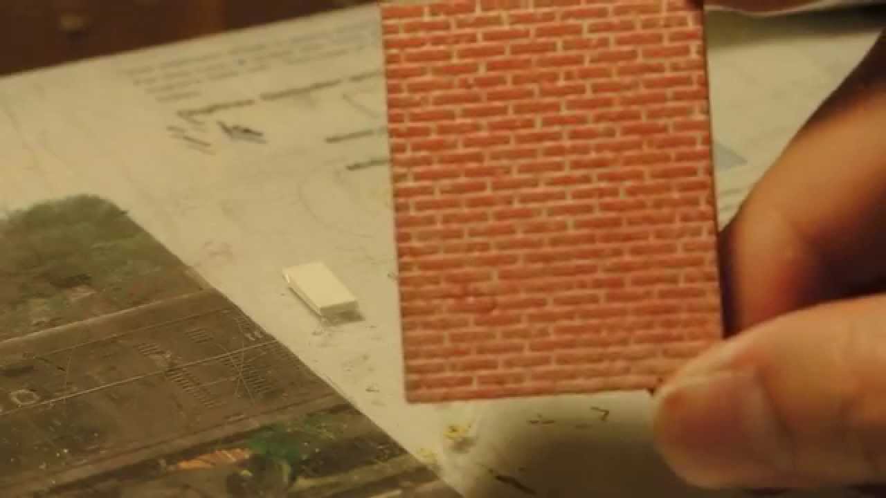 How paint MDF bricks - YouTube